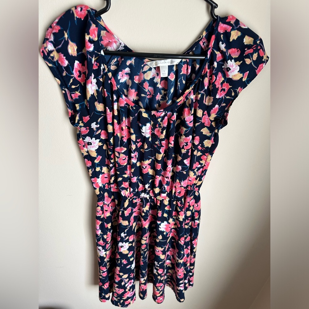 Floral Spring Mini Dress by Lauren Conrad Womens Size Small